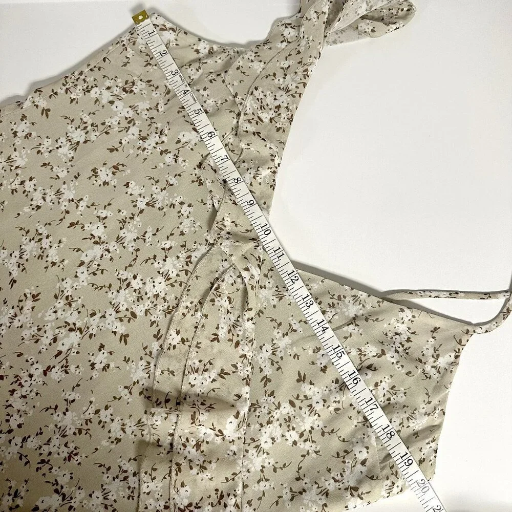 WAYF Morgana Tiered Ruffle Midi Dress - Picture 10 of 11